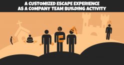 A customized escape experience as a company team building activity