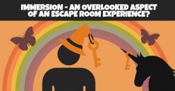 Immersion – the underappreciated element of escape rooms?